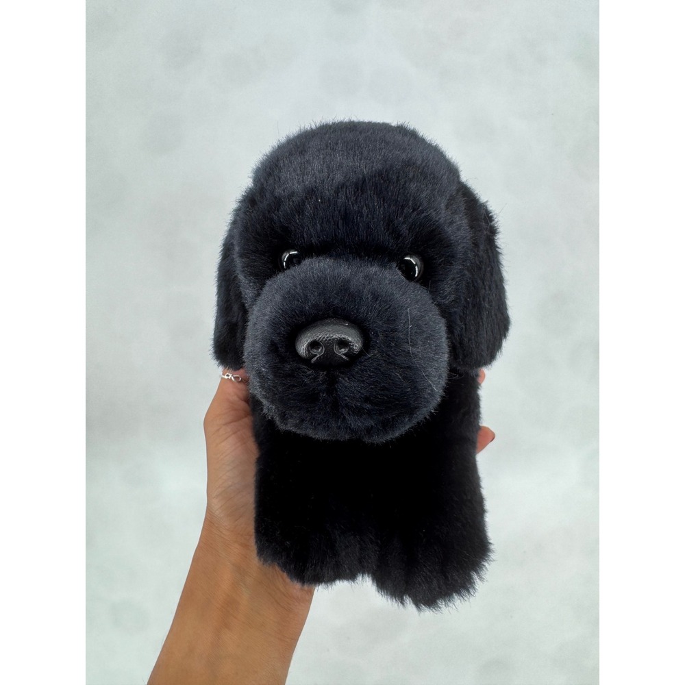 Demdaco Nat & Jules Black Labrador Large Plush Stuffed Animal Dog Puppy